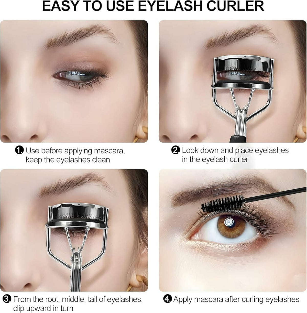 Professional Eyelash Curler – Easy-Use Lash Curling Tool for Daily Makeup