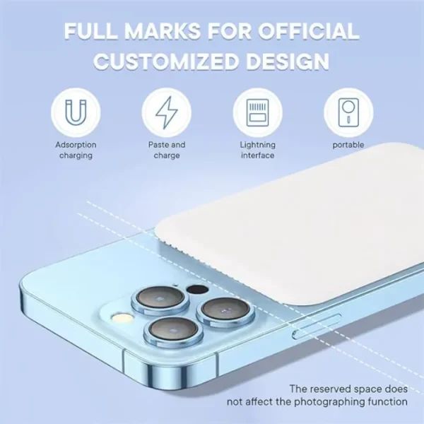 10000mAh Magnetic Wireless Power Bank – Fast Charging Portable Power Bank for iPhone & Android