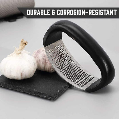 Stainless Steel Garlic Press Rocker – Easy Garlic Crusher