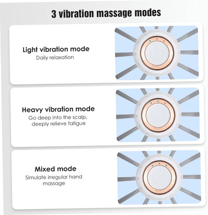 Electric Scalp Massager – 12-Claw Rechargeable Head Massager with 3 Massage Modes