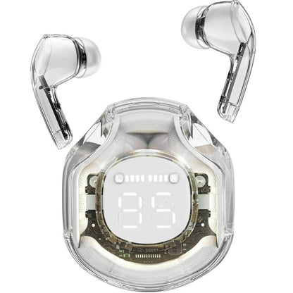 Air39 Transparent Wireless Earbuds | Bluetooth 5.3 TWS Earbuds with LED Display