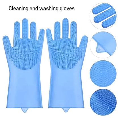 Silicone Washing Gloves – High Quality Big Size Cleaning Gloves