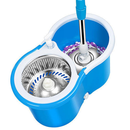 360° Spin Mop with Stainless Steel Bucket