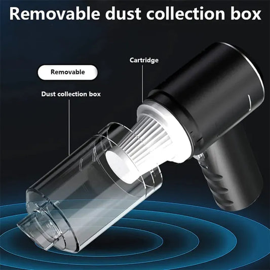3-in-1 Portable Cordless Vacuum Cleaner – Compact Handheld Dust Cleaner