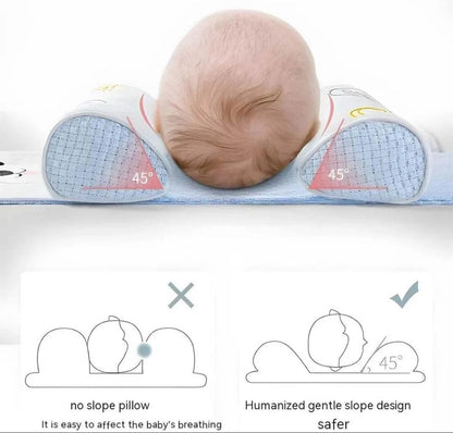 Adjustable Baby Sleeping Support Pillow Anti-Roll Cushion & Neck Protection | Random Colour