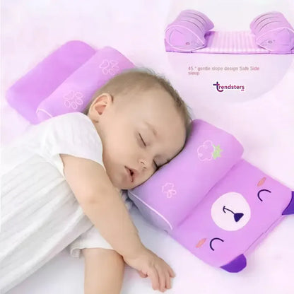 Adjustable Baby Sleeping Support Pillow Anti-Roll Cushion & Neck Protection | Random Colour