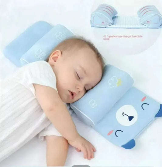 Adjustable Baby Sleeping Support Pillow Anti-Roll Cushion & Neck Protection | Random Colour