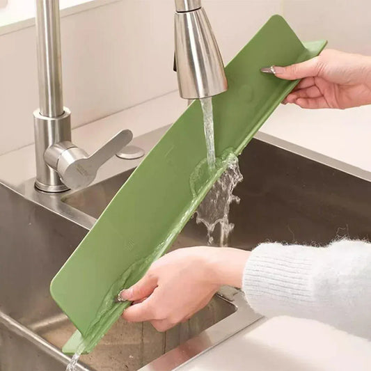 Kitchen Sink Water Splash Guard – Adhesive Water Blocking Plate