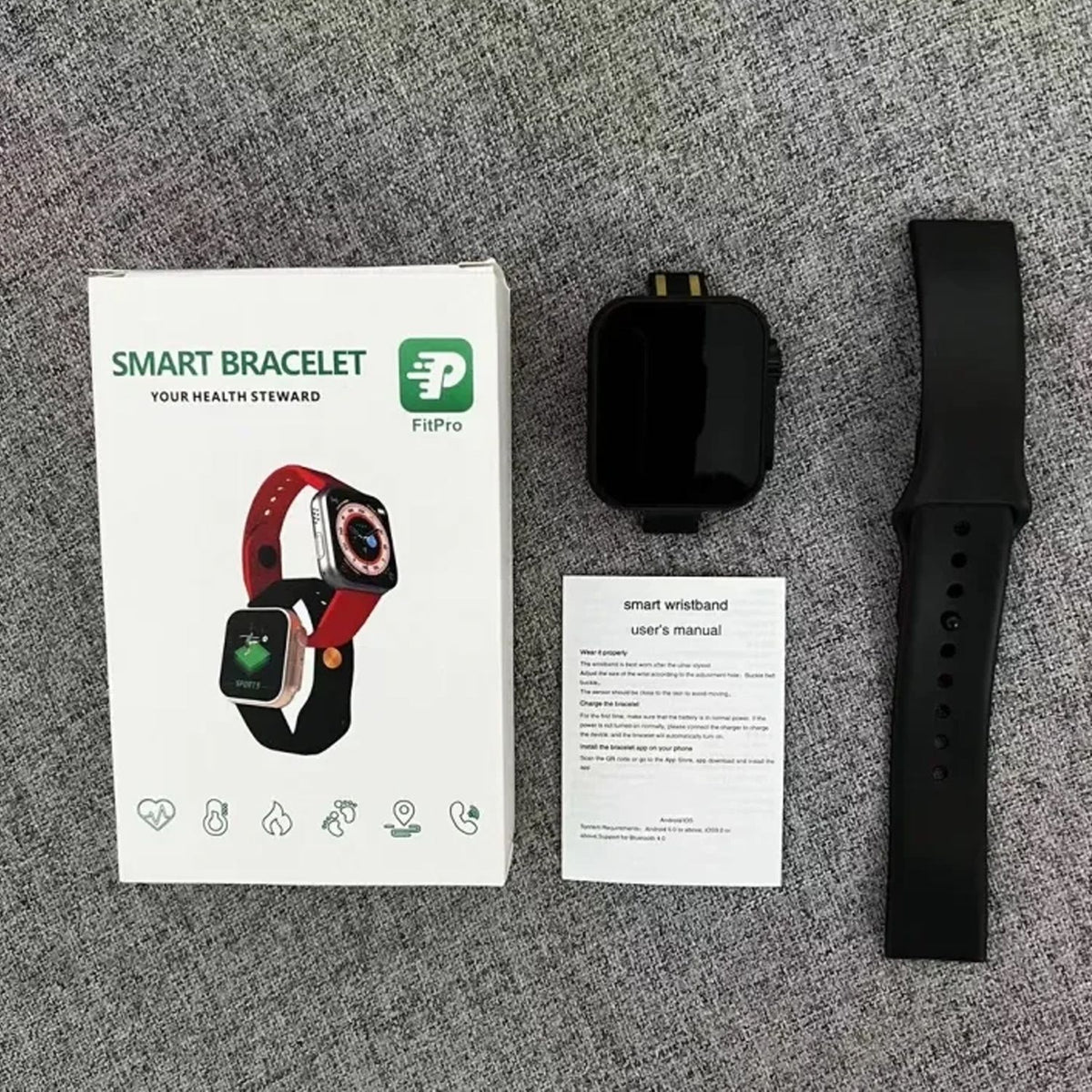 D20 Ultra Smart Watch – Heart Rate & Blood Pressure Monitor, Fitness Tracker