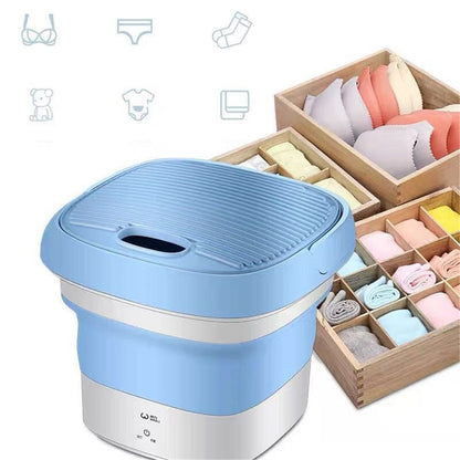 Portable Folding Washing Machine – Compact Semi-Automatic Laundry Washer