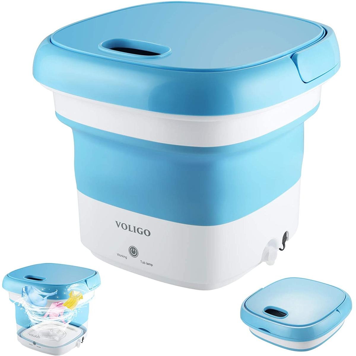 Portable Folding Washing Machine – Compact Semi-Automatic Laundry Washer