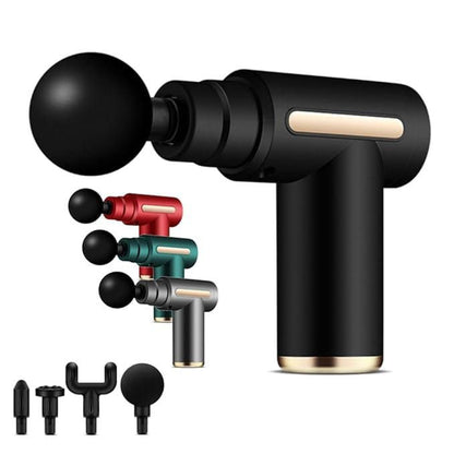 Professional Massage Gun with 4 Massage Heads – Deep Tissue Muscle Massager