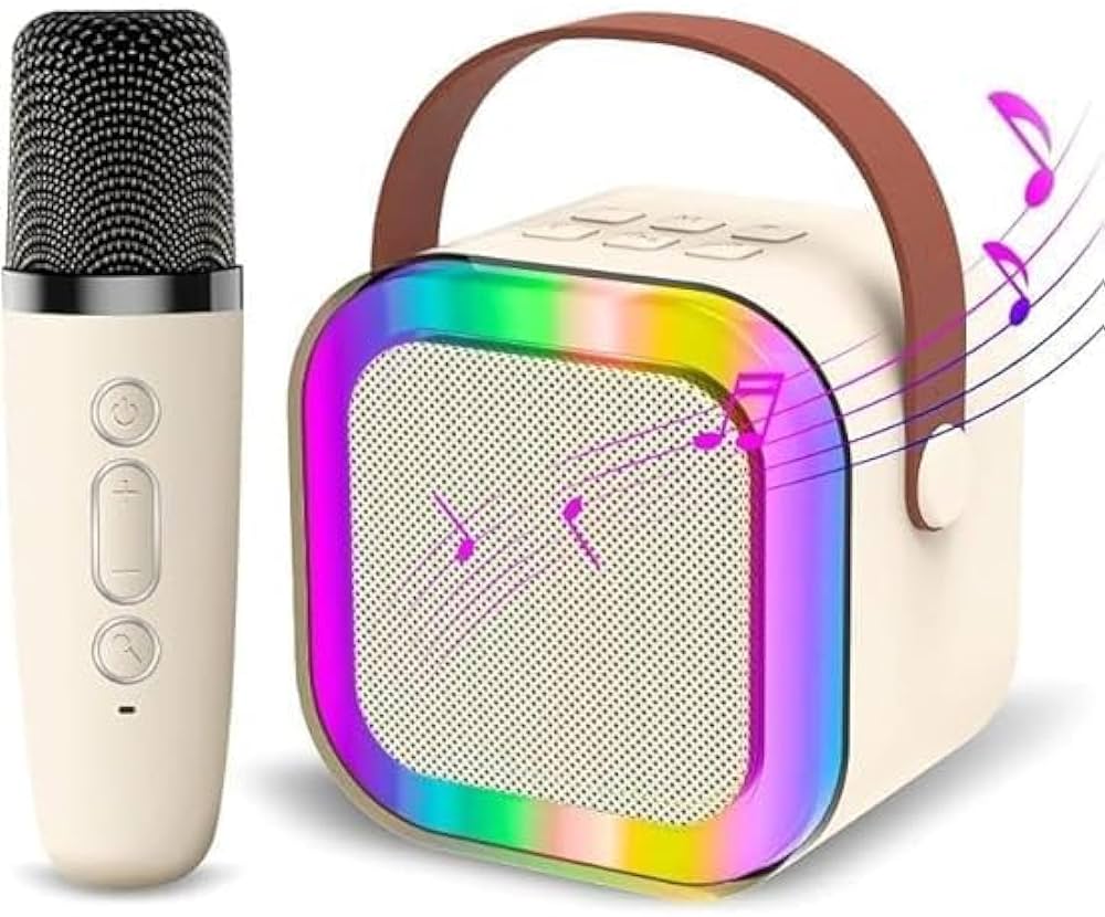 K12 Portable Bluetooth Karaoke Speaker with Wireless Microphone