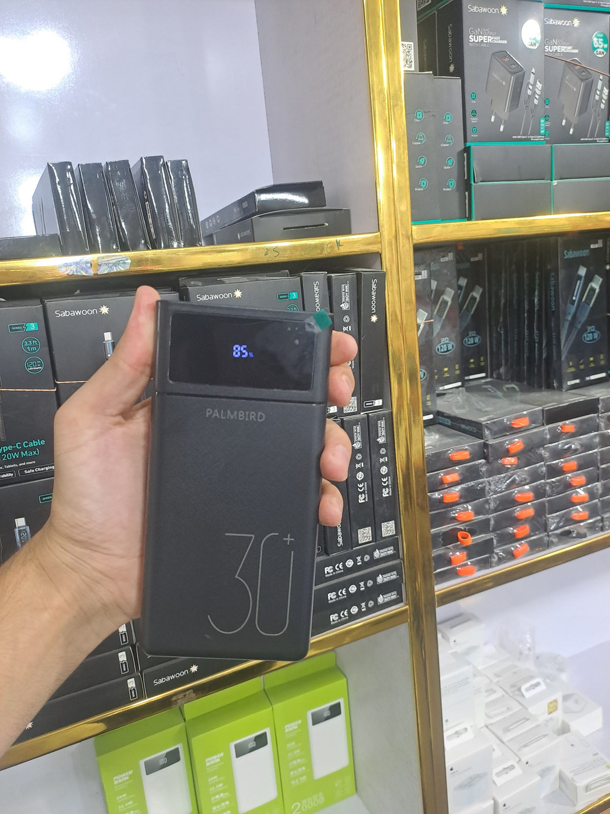 Palmbird 30+ 20000mAh Power Bank with Digital LED Display