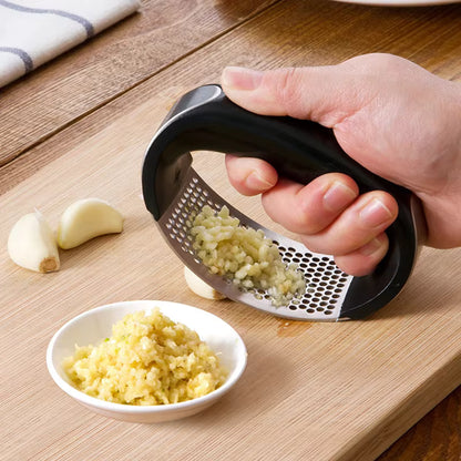 Stainless Steel Garlic Press Rocker – Easy Garlic Crusher